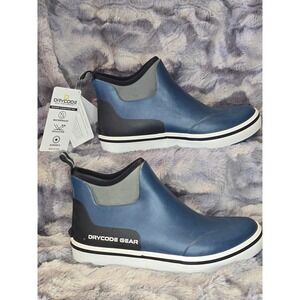 NWB DRYCODE Gear 6 Inch Mens Durable Waterproof Fishing Deck Boot size 10 blue‎